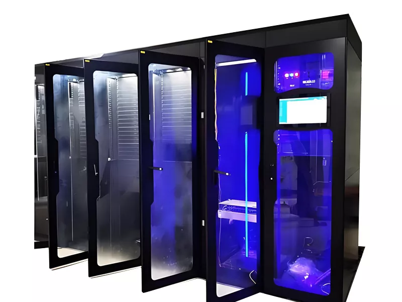 Gabinete integrado para sala de computadores
